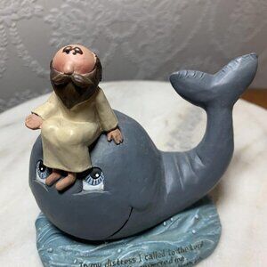 Suzi Skoglund 2012 Jonah & The Whale 4” Figurine​​​